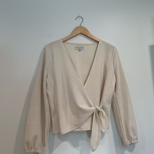 Madewell Off White Tie Top